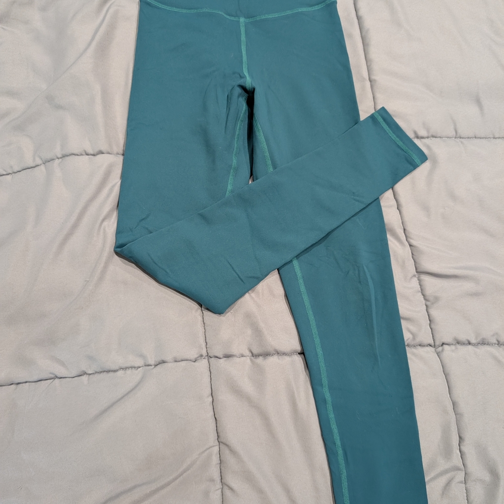 Teal High-Waisted Leggings